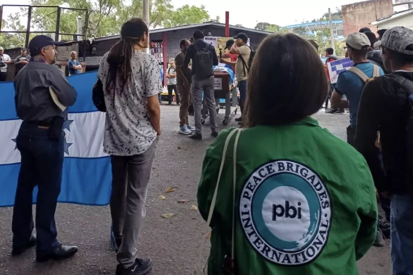 PBI Honduras Inauguration 2025 protest