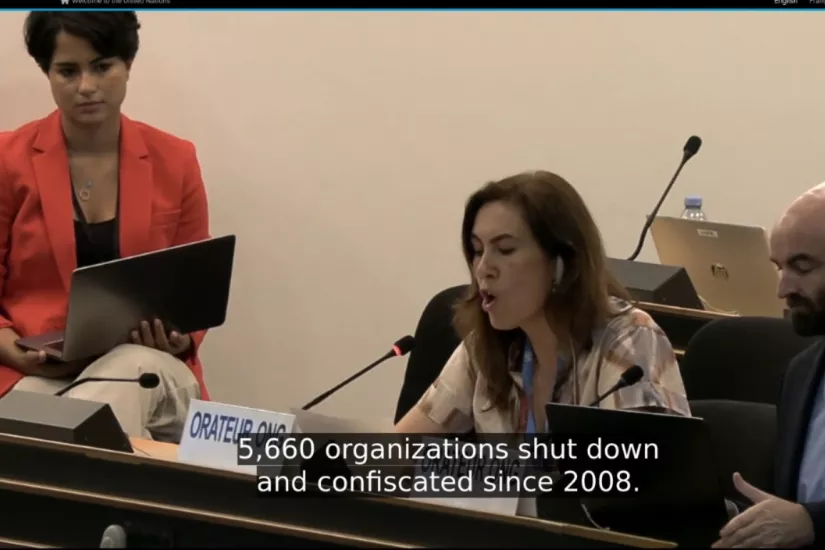 PBI at the UN - 14th Meeting - 62nd Session of Human Rights Council - - ITEM 3: Interactive Dialogue with Special Rapporteur on peaceful assembly and association Ms Gina Romero
