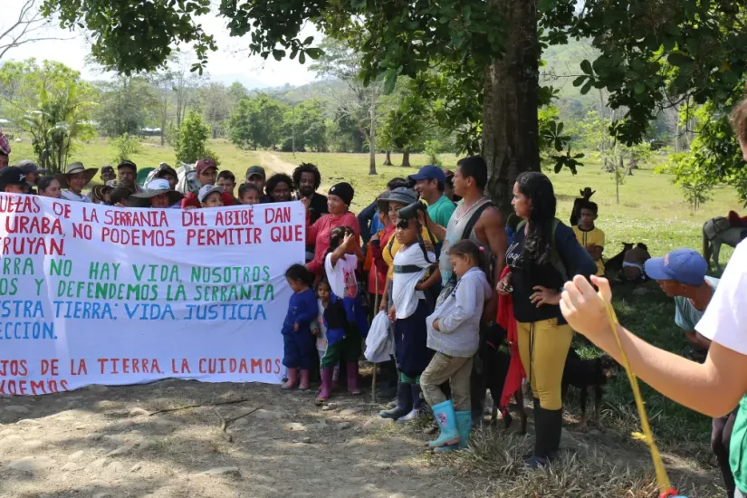 Fredssamfunnet San José de Apartadó kjemper for å ta vare på naturen. ©PBI Colombia