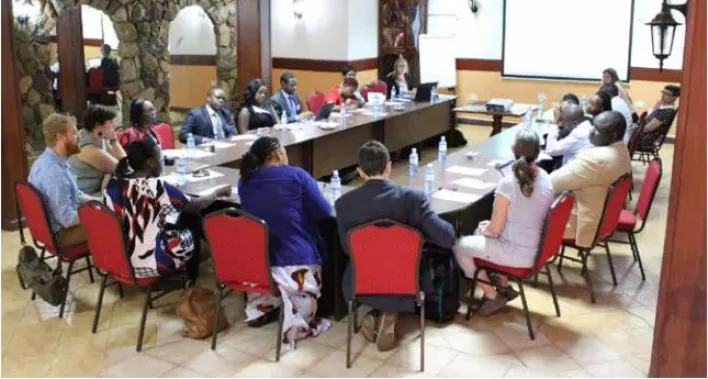 Workshop with exiled HRDs in Nairobi, Kenya