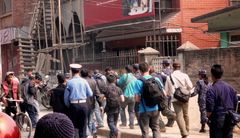 Street protests in Kathmandu